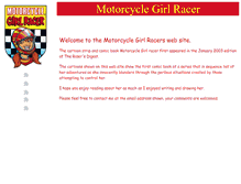 Tablet Screenshot of motorcyclegirlracer.com
